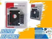 ADAPTADOR CADDY 12.7MM PARA HDD 2.5 SATA