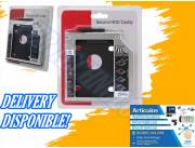 ADAPTADOR CADDY 12.7MM PARA HDD 2.5 SATA