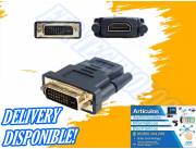 ADAPTADOR DVI-D MACHO A HDMI HEMBRA