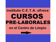 .......cursos de capacitación PRE-LABORAL EN EL CENTRO DE LA CIUDAD DE LIMPIO
