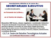 CURSO P/SECRETARIADO EJECUTIVO(14 AÑOS EN ADELANTE)