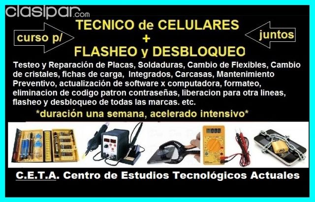 Celulares - Teléfonos - MOTOROLA/NOKIA y todas las marcas...CURSO P/FLASHEO DESBLOQUEO y TECNICO de CELULARES