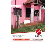 Vendo Casa en Minga Guazú- Monday