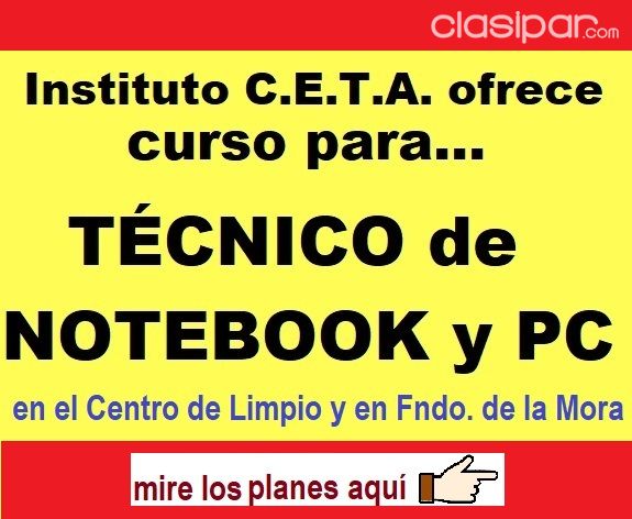Computadoras - Notebooks - EN SEMANAS,,,CURSO TECNICO DE COMPUTADORAS ACELERADO