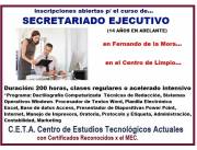CURSO DE SECRETARIADO EJECUTIVO(atencion personalizada, 1 pc de escritorio x alumno/a)