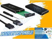 GAVETA P/ M.2 SATE AX-203S USB 3.0