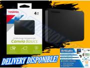 DISCO EXTERNO 4TB TOSHIBA READY 2.5" USB 3.0