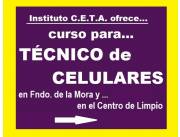(++) en Fndo. de la Mora y en el centro de Limpio CURSO p/ TÉCNICO EN CELULARES (++)