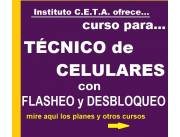CURSO ACELERADO INTENSIVO de TÉCNICO de CELULARES,,,también FLASHEO y DESBLOQUEO