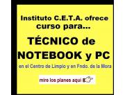 CURSO INTENSIVO P/TECNICO DE NOTEBOOK y PC EN GRAL.........