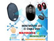 MINI MOUSE LED USB