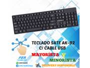 TECLADO SATE AK-92 USB