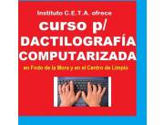 >>>>>>>>>>>>>>>CURSO DE DACTILOGRAFIA COMPUTARIZADA!!!