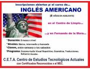 ESTUDIE INGLES AMERICANO EN EL CENTRO DE LIMPIO!!!!