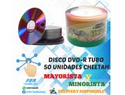 DISCO DVD-R TUBO 50 UNIDADES CHEETAH