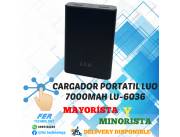 CARGADOR PORTATIL 7000MAH LUO LU-6036