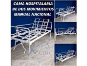 CAMA HOSPITALARIA DE DOS MOVIMIENTOS MANUAL NACIONAL