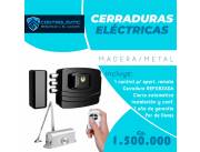 CERRADURA ELÉCTRICA, CERRADURAS PARA PUERTAS DE MADERAS,METAL O VIDRIO Y PEATONALES