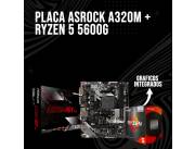 PC GAMER COMBO ESPECIAL RYZEN 5 5600G + PLACA MADRE