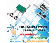 TARJETA PCI-E 2 SERIAL 1 PARALELO DB25