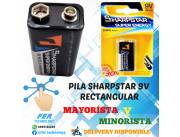 PILA SHARPSTAR 9V RECTANGULAR