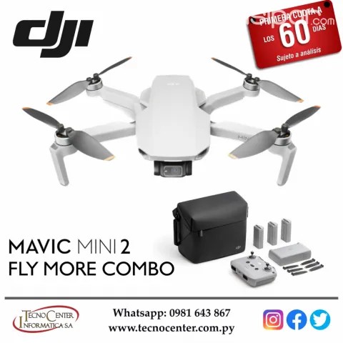 Dron DJI Mini 2 SE Fly More Combo al mejor precio en Paraguay