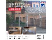 Alquiler de Duplex en Asunción- Vista Alegre