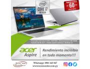 Notebook Acer Aspire Intel Core i7. Adquirila en cuotas!