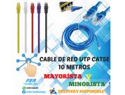 CABLE UTP INTERNO CAT5E 10MTS