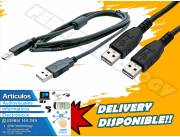 CABLE USB 2.0 MACHO A USB MACHO 3 MTS