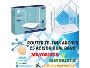 ROUTER TP-LINK ARCHER C5 AC1200 GIGABIT DUAL BAND 867/300MBPS