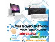 MINI TECLADO BLUETOOTH S2299 P/MAC/WIN/ANDROID