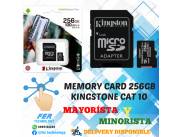 MEMORY CARD KINGSTON CAT 10 DE 256GB