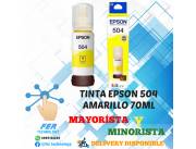 TINTA EPSON 504 AMARILLO 70ML