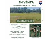 EN VENTA TERRENO EN LIMPIO MBAJUE FILADELFIA