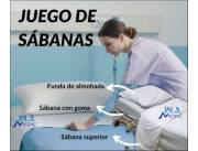 JUEGO DE SABANAS PARA CAMA HOSPITALARIA