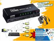 SPLITTER HDMI ACTIVO 1X4 3D C/ FUENTE