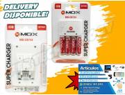 CARGADOR P/ PILA CON 4 PILAS MOX MO-CB734