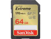 Memoria SanDisk 64GB Extreme SDXC UHS-I para Canon y Nikon (Nueva en Caja) Sony