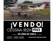 VENDO CESSNA 182 MOTOR IO-550 DE 300HP.