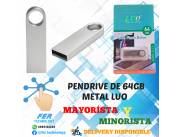PENDRIVE DE METAL LUO 64GB