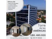 VENDO OFICINAS CORPORATIVAS EDIFICIO TORRE DE LAS AMERICAS