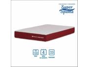 COLCHONES SUPER SPUMA DUO CONFORT PARA 100 KG DENSIDAD 33 !! CON 4 AÑOS DE GARANTÍA !!!
