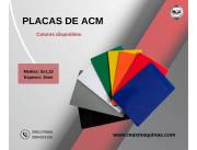 Placas de ACM