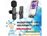 MICROFONO INALAMBRICO P/ TIPO C LU-B07