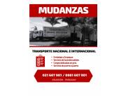 MUDANZAS AL PARAGUAY / MUDANZAS A LA ARGENTINA - INTERNACIONAL - MUDANZA