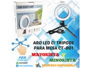 ARO LED C/ TRIPODE PARA MESA CT-001