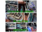 Reparación de cableado para Vía Chile