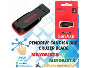 PENDRIVE SANDISK CRUZER BLADE 8GB