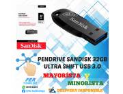 PENDRIVE SANDISK ULTRA SHIFT 32GB USB 3.0